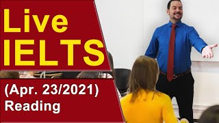 IELTS Live - Reading Section - Fast Band 9