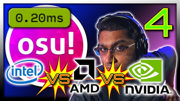 osu! Input Lag - PC Part Showdown 2021