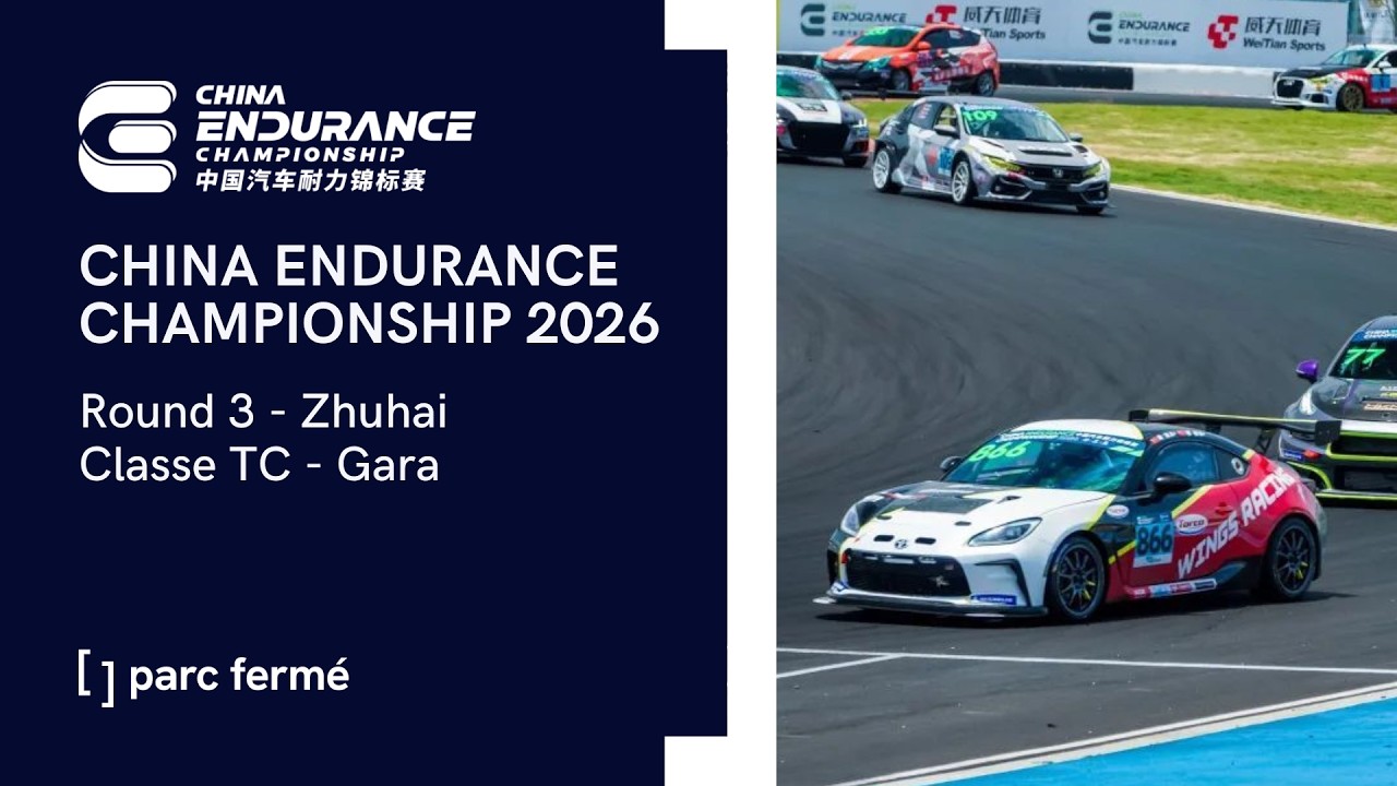 China Endurance Championship 2026 | Round 3 – Zhuhai – Classe GT – Gara