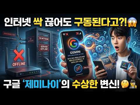 "인터넷 싹 끊어도 구동된다고? 구글 '제미나이'의 수상한 변신"