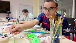 Young Israeli artists with disabilities express emotions amid war