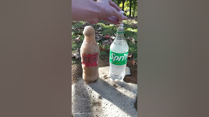 Coke vs Mentos Vs Sprite Science Experiment (Reaction)