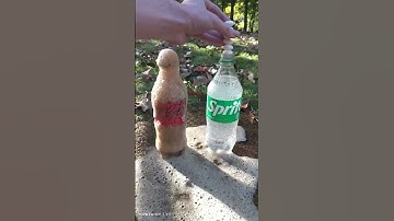 Coke vs Mentos Vs Sprite Science Experiment (Reaction)
