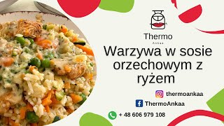 ThermoAnkaa | Warzywa w sosie orzechowym z ryżem