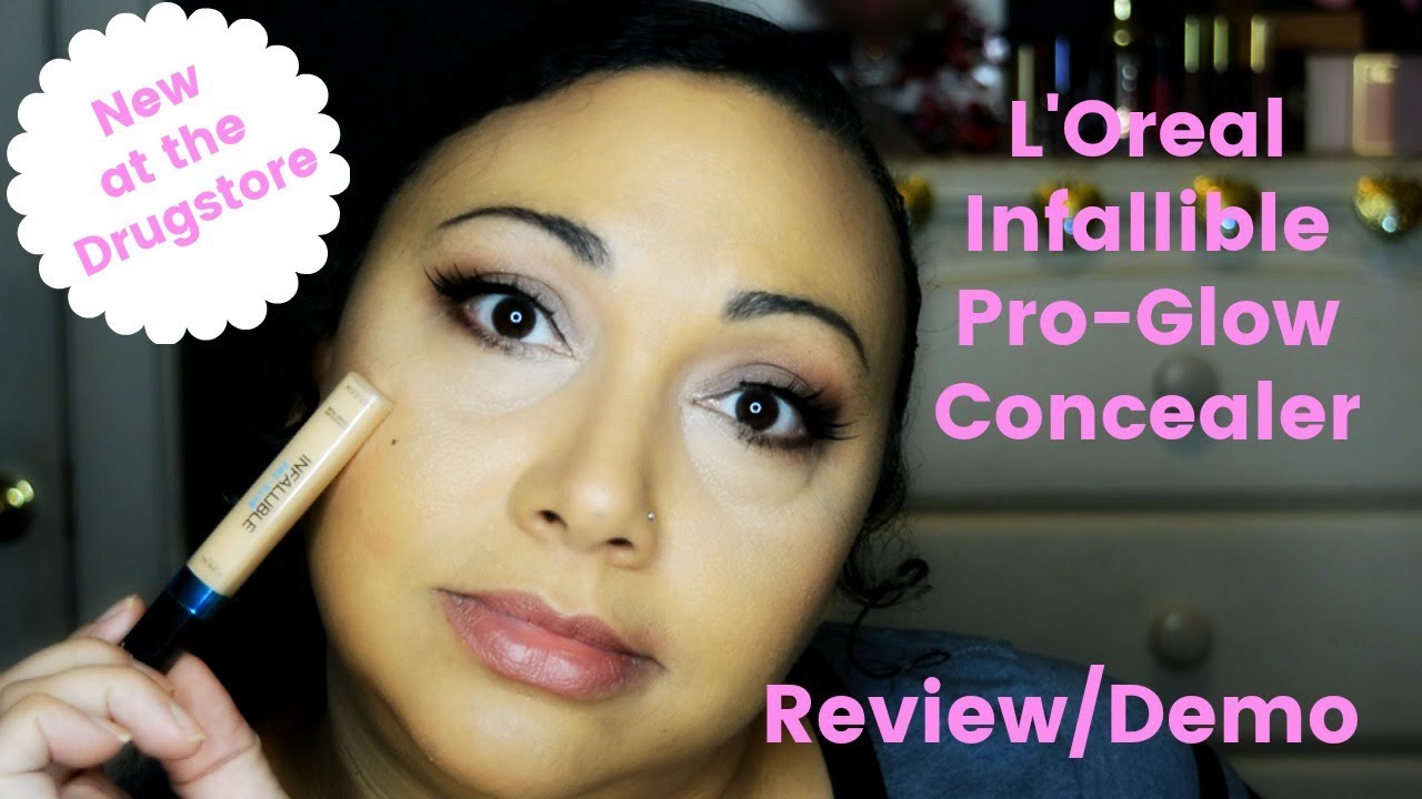 NEW L'Oreal Infallible Pro-Glow Concealer Review/Demo