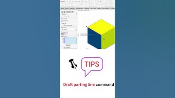 How to use draft (parting line) in solidworks#shorts #solidworks