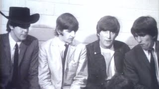 REWIND: The Beatles talk to media during only visit to Dallas for concert in 1964