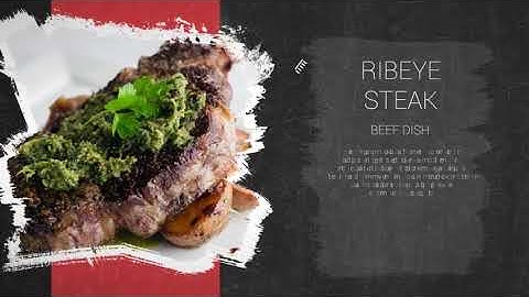 Delicious Food SlideshowHud Elements Pack | After Effects project | Videohive template