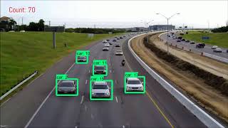 Vehicle counting using surveillance video
