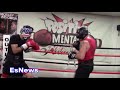 ((EPIC)) Mark De Luca (19-0 14kos) Sparring Looks & Moves Just Like Canelo Alvarez EsNews Boxing