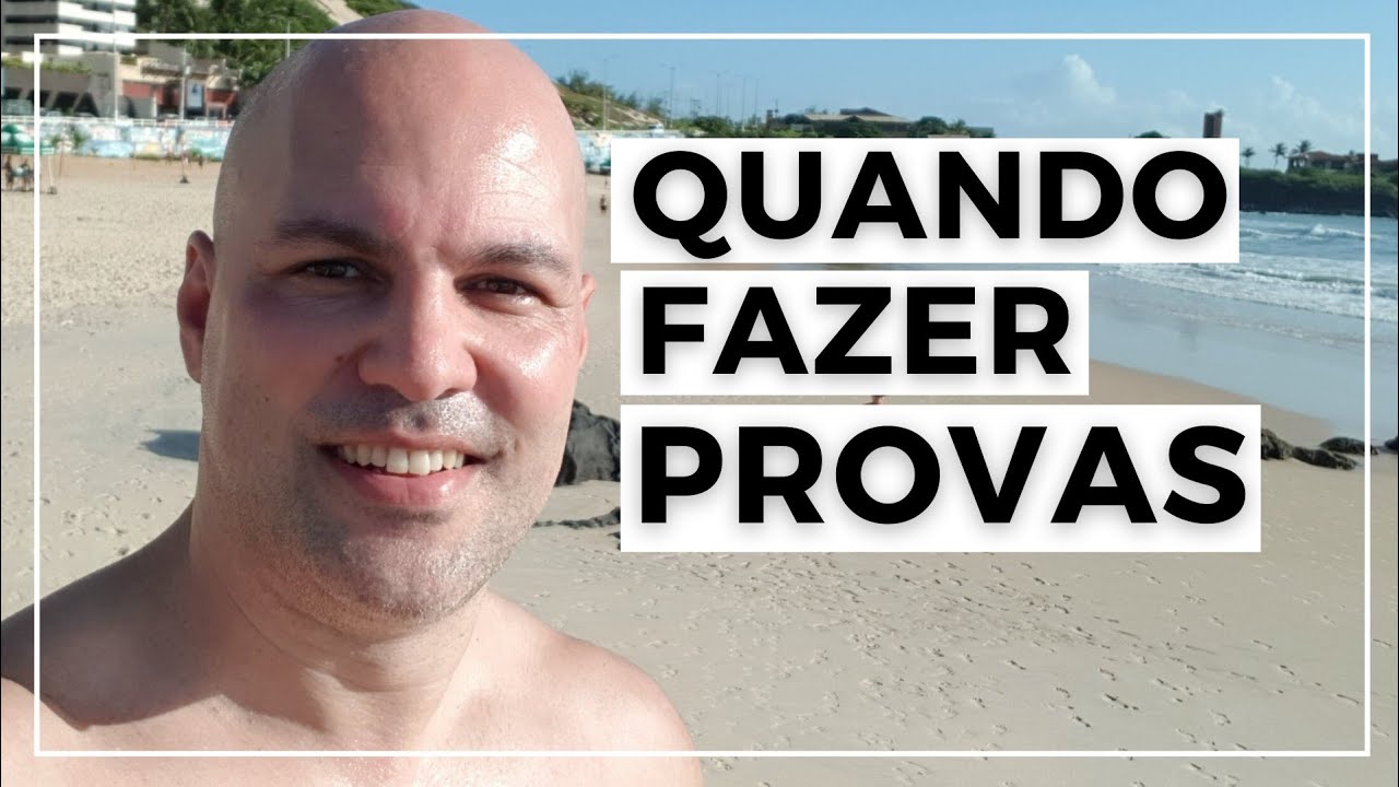 Quando viajar para fazer provas