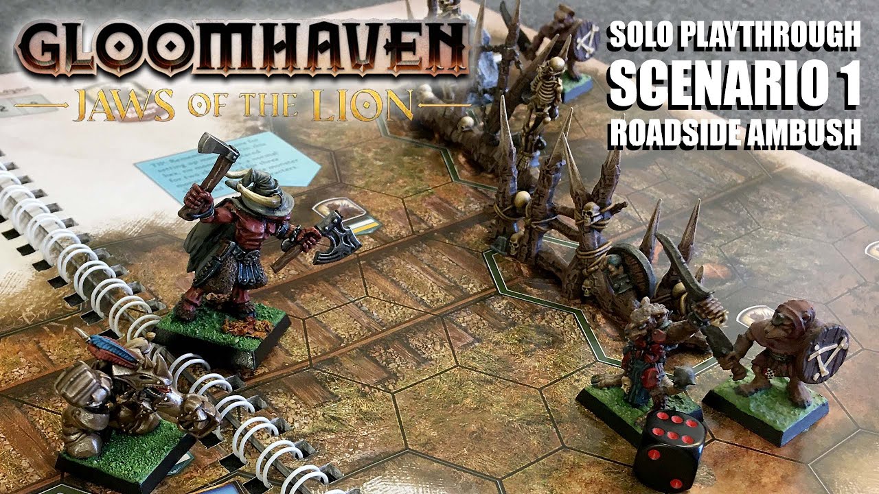 Gloomhaven: Jaws of the Lion. Одиночное прохождение — Сценарий 1