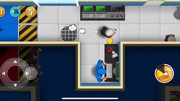 Robbery Bob: CHAPTER 8 - BONUS Level 13 , 100% iOS/Android Walkthrough