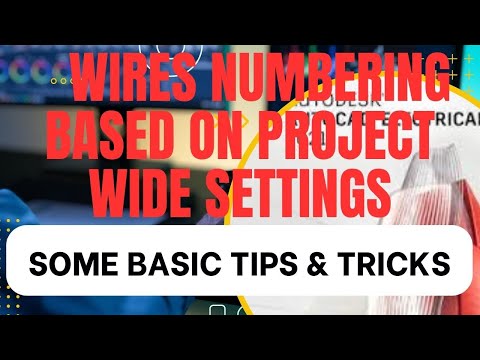 AutoCAD Electrical 5.1e: Tag Wires using Project Wide Settings