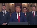 President Trump addresses nation after Iran bombing