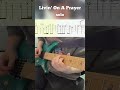 Livin' on a prayer #guitarcover #guitarsolo