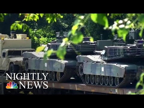 Tanks Arrive In D.C. For President Donald Trump's Fourth Of July Celebration | NBC Nightly News