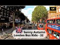 [4k] North London Bus ride 🇬🇧 - Route 32 (Kilburn Station to Priestley Way