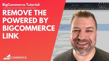 Remove Powered by BigCommerce Link