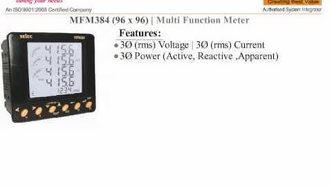 SELEC MFM384 MULTIFUNTION METER