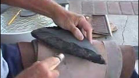 Flintknapping slabs part 2