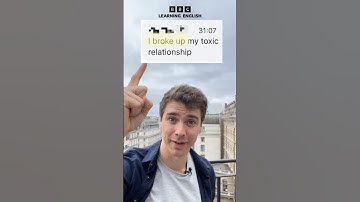 ‘I broke up my toxic relationship’ – 🔧 Fix this sentence! #shorts