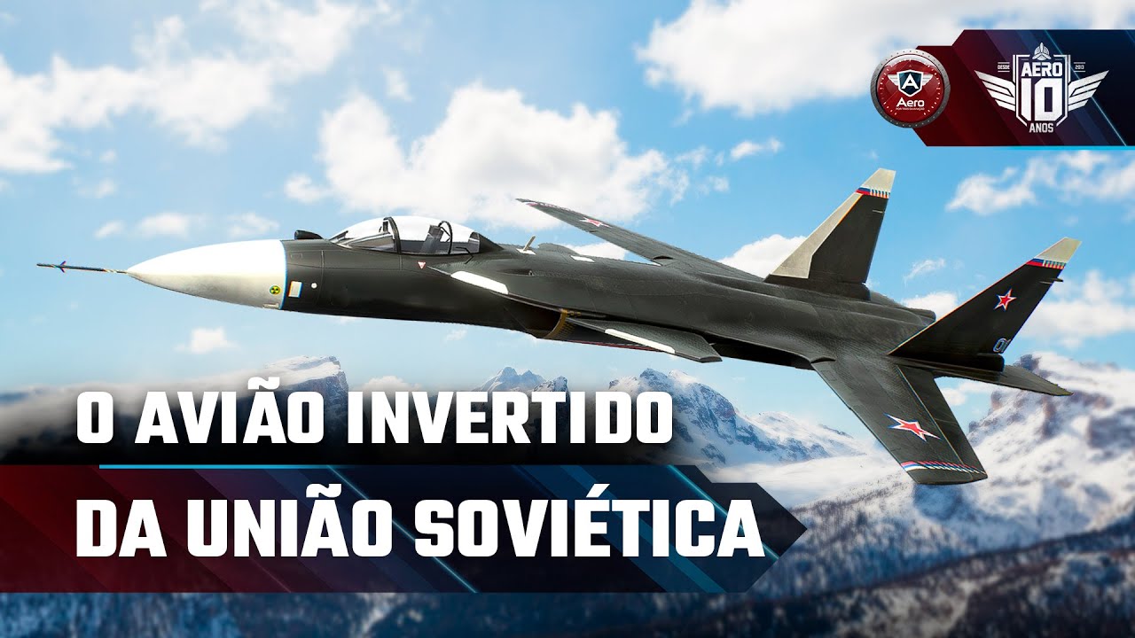 Sukhoi SU-47 o avião SOVIÉTICO com asa invertida