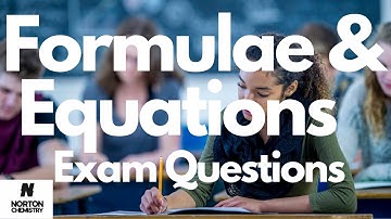 Formulae & Equations Exam Questions OCR A-Level Chemistry