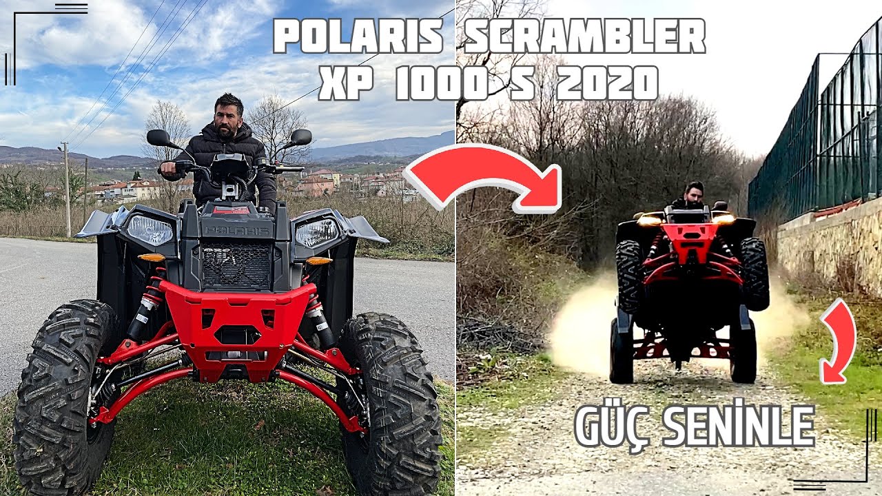 GÜCÜ HİSSET - POLARIS SCRAMBLER XP 1000 S TANITIM ATV INCELEME
