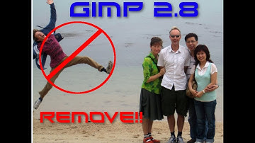 GIMP 2.8 How to Remove People (Install Resynthesizer - Heal Selection) [HD-1080p]