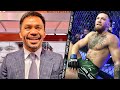 MANNY PACQUIAO REACTS TO CONOR MCGREGOR BREAKING ANKLE & LOSING TO DUSTIN POIRIER