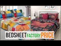 BEDSHEETS AT WHOLE SALE PRICE | COTTON & SILK BEDSHEETS | INDIA DELIVERY BNS ENTERPRISES NEW DELHI