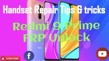 Redmi 9 Prime FRP/ GOOGLE  Account Unlock UMT New Trick 2021#