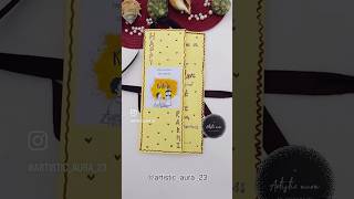 Rakhi card for longdistance brother#art #craft #handmadecards #cards #diyhandmaderakhi #rakhicard