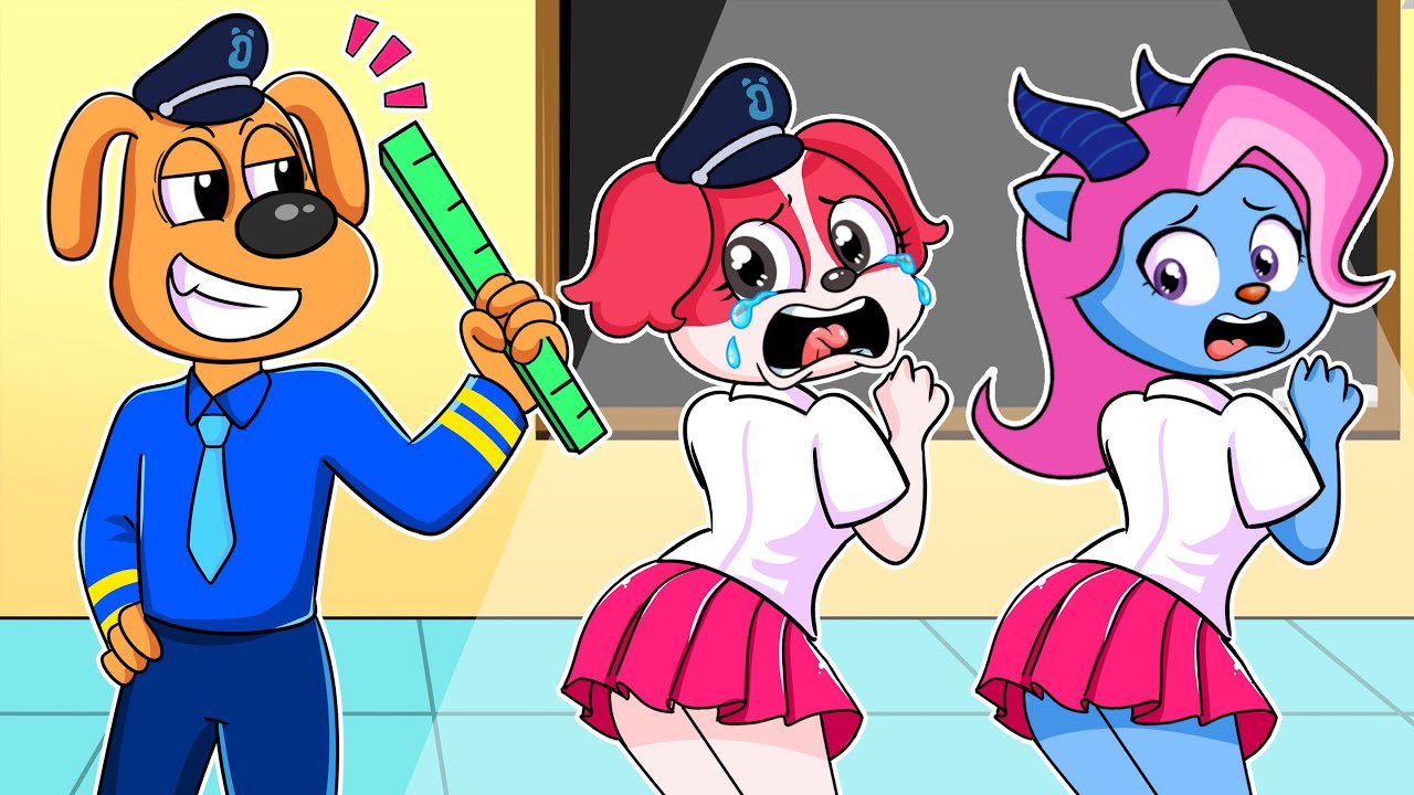 Teacher Labrador And The Female Students! - Labrador's Sinister Plan?! Sheriff Labrador Animation