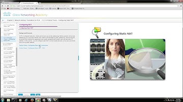 Cisco Packet Tracer 5.2.1.4 Packet Tracer - Configuring Static NAT