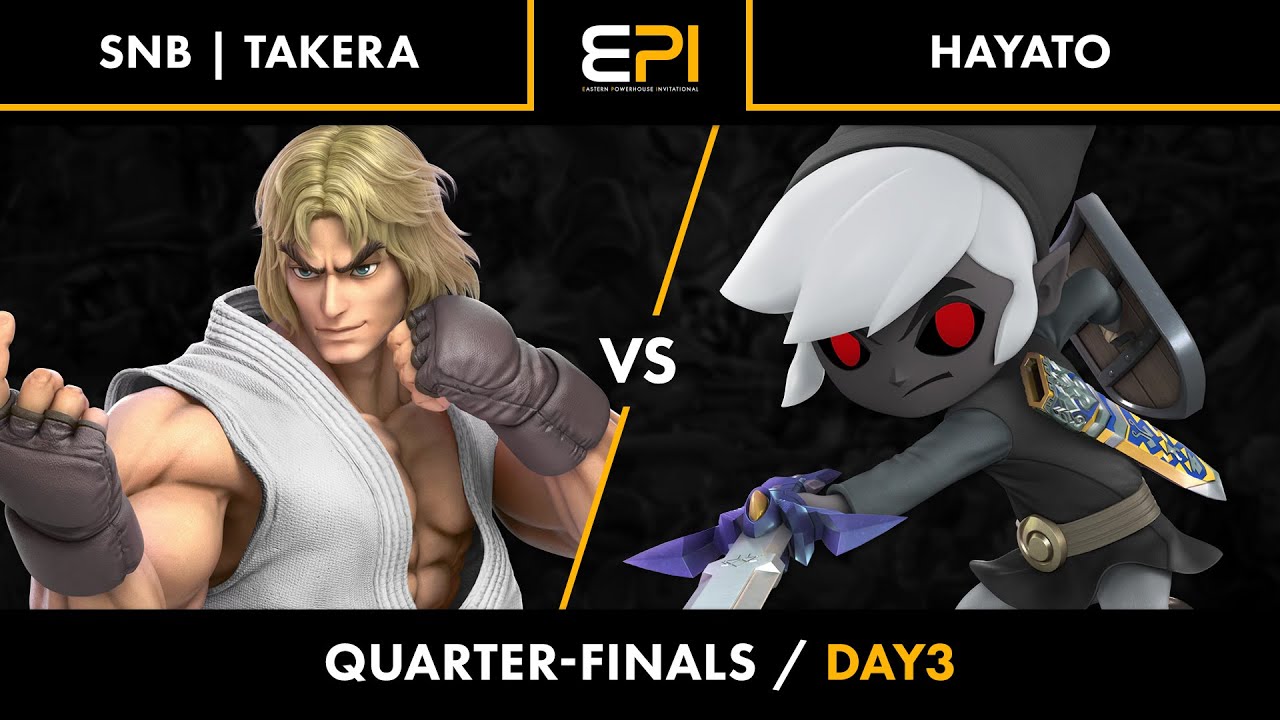 【EPI Day3】一回戦 SNB|takera vs ハヤト。【スマブラSP】
