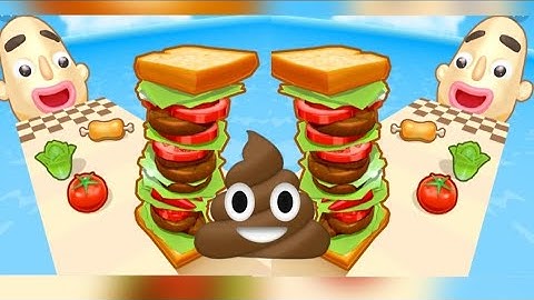 Sandwich Runner Android Gameplay. The upside-down world