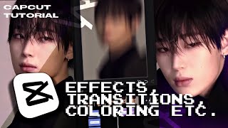 capcut tutorial: capcut effects, coloring, transitions you should now || rnnpnd