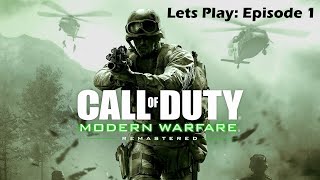 Call of Duty 4: Modern Warfare [Remastered]  | Lets Play: Ep 1 &quot;Crew Expendable&quot;