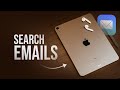 How to Search Emails on iPad (tutorial)
