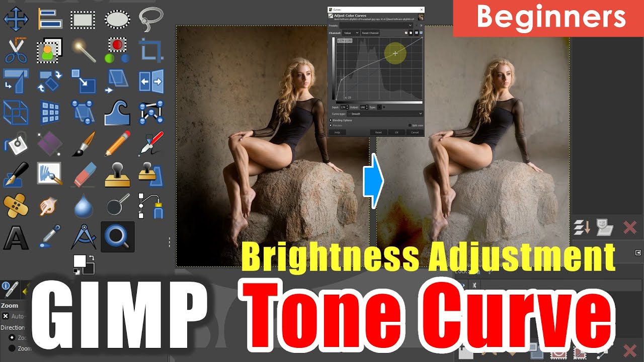 GIMP Tutorial : Master Tone Curves for Perfect Exposure - YouTube