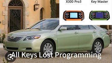 2007-2011 Toyota Camry All Keys Lost Programming Using OBDStar KeyMaster Part 1