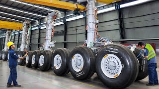 : Inside Billion $ European Factory Producing Massive Landing Gear - Production Line