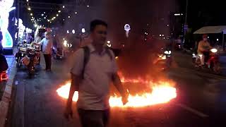 Fire & Dancing in The Street (Saigon)