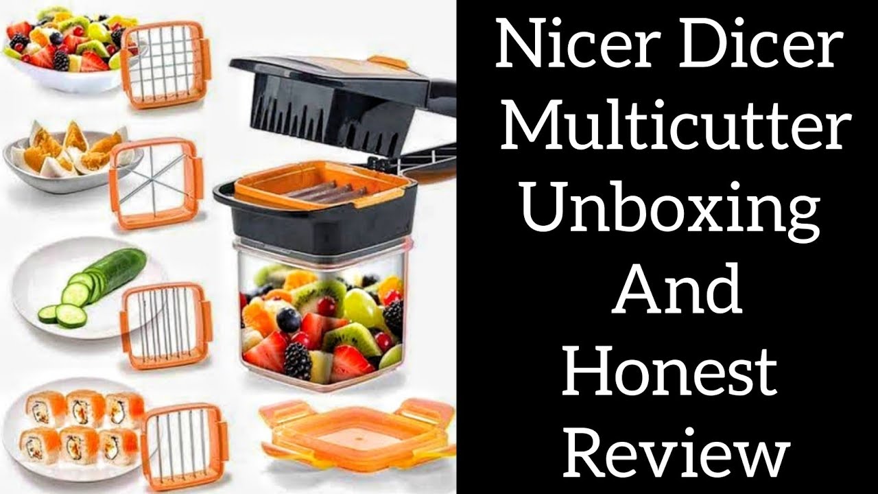 5 In 1 Multi-Cutter Nicer Dicer [Vegetable Food Fruit Cutter Chopper]