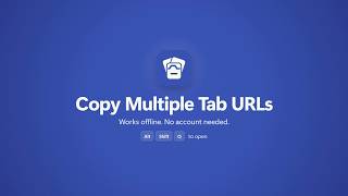 Copy All Tab URLs in Chrome in One Click | Copy Multiple Tab URLs