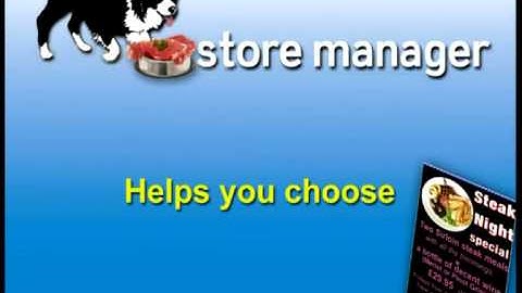 03 Store Manager Helps You Choose - The Menu System