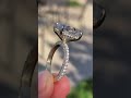 Elongated Cushion Cut Lab Grown Engagement Ring Hidden Halo Ring Solid Gold Wedding Ring