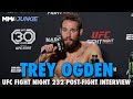 Trey Ogden Upset After Referee Error Robbed Him Of Win, Pleads For Full Purse | UFC Fight Night 232